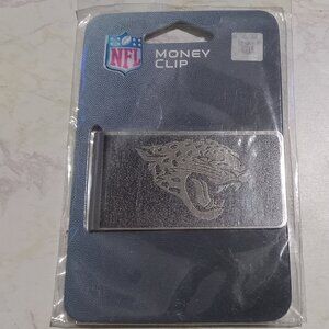 Jacksonville Jaguars NFL Black Steel Money Clip